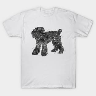 toy poodle dog black and white T-Shirt